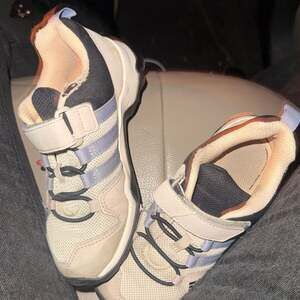 adidas Terrex AX2R CF K Kids Hiking Shoes Sz 2.5 Sand Strata Silver Violet Orang